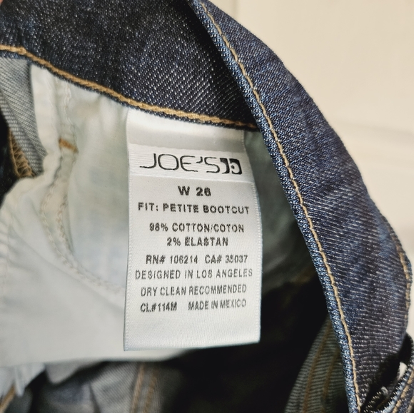 Joe's Jeans Petite Bootcut 26 actual 29.75x30 - Picture 4 of 6